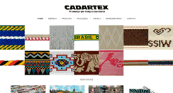 Desktop Screenshot of cadartextextil.com.br